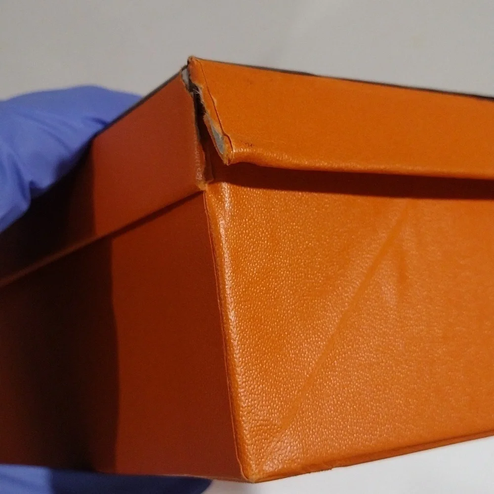 Authentic Hermès Paris Empty Storage Box – Luxury Designer Package 15x9.5x2.5-in